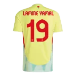 Men's Spain LAMINE YAMAL #19 Away Soccer Jersey Euro 2024 - thejerseys