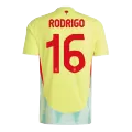 Men's Spain RODRIGO #16 Away Soccer Jersey Euro 2024 - thejerseys