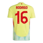 Men's Spain RODRIGO #16 Away Soccer Jersey Euro 2024 - thejerseys