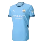 Manchester City RODRIGO #16 Home Soccer Jersey 2024/25 - Player Version - thejerseys