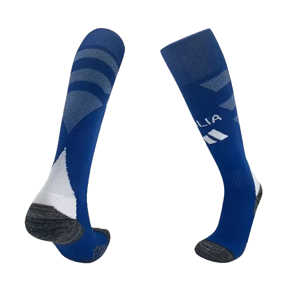 Kid's Italy Home Soccer Socks Euro 2024 - thejerseys