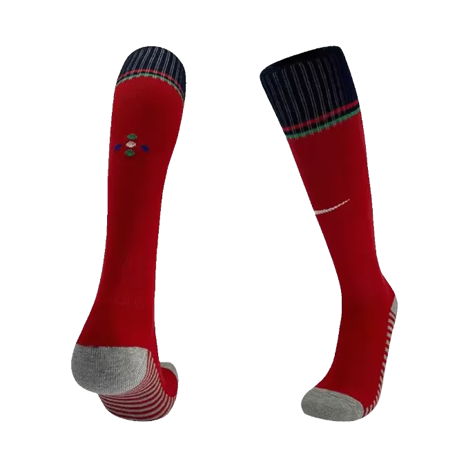 Portugal Home Soccer Socks Euro 2024 For Adults - thejerseys