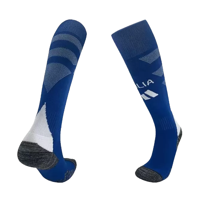 Italy Home Soccer Socks Euro 2024 For Adults - thejerseys