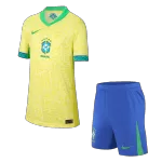 Kid's Brazil Home Jerseys Kit(Jersey+Shorts) Copa América 2024 - thejerseys