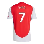 Arsenal SAKA #7 Home Soccer Jersey 2024/25 - Player Version - thejerseys
