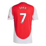 Arsenal SAKA #7 Home Match Jersey 2024/25 - thejerseys