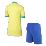 Kid's Brazil Home Jerseys Kit(Jersey+Shorts) Copa América 2024 - thejerseys