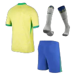 [Super Quailty] Men's Brazil Home Jersey Full Kit Copa América 2024 - thejerseys