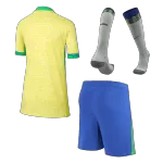 Kid's Brazil Home Jerseys Full Kit Copa América 2024 - thejerseys