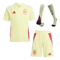 Kid's Spain Away Jerseys Full Kit Euro 2024 - thejerseys