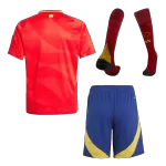 Kid's Spain Home Jerseys Full Kit Euro 2024 - thejerseys