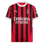Men's AC Milan PULISIC #11 Home Soccer Jersey 2024/25 UCL - thejerseys