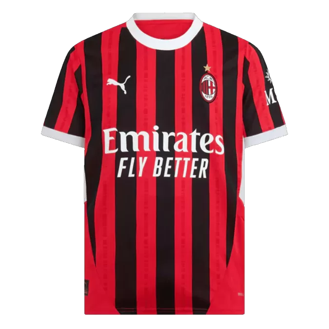 Men's AC Milan Home Soccer Jersey 2024/25 - thejerseys