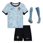 Kid's Portugal Away Jerseys Full Kit Euro 2024 - thejerseys