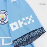 [Super Quality] Men's Manchester City HAALAND #9 Home Soccer Jersey 2024/25 UCL - thejerseys