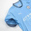Men's Manchester City Home Jersey Full Kit 2024/25 - thejerseys