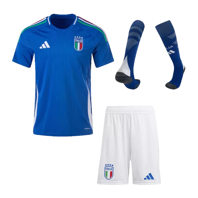 [Super Quailty] Men's Italy Home Jersey Full Kit Euro 2024 - thejerseys