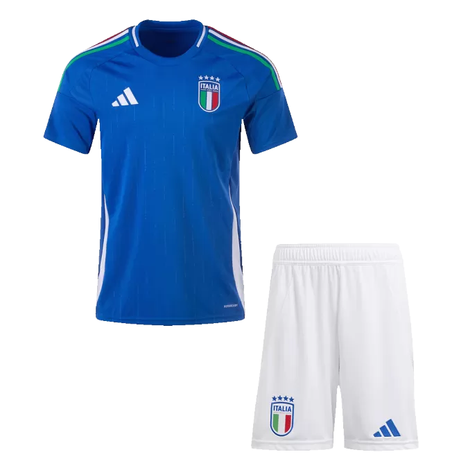 [Super Quailty] Men's Italy Home Jersey (Jersey+Shorts) Kit Euro 2024 - thejerseys