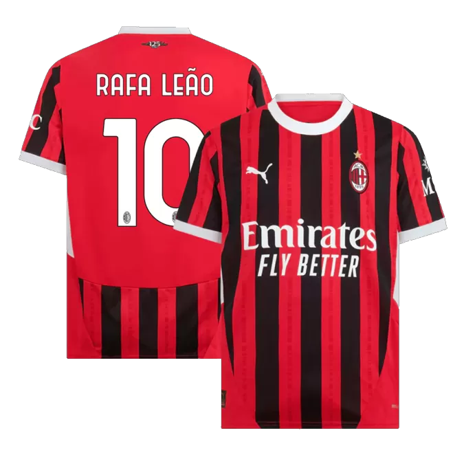Men's AC Milan RAFA LEÃO #10 Home Soccer Jersey 2024/25 - thejerseys