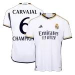 Real Madrid CARVAJAL #6 Home Match Jersey 2023/24 - CHAMPIONS - thejerseys