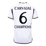 Real Madrid CARVAJAL #6 Home Match Jersey 2023/24 - CHAMPIONS - thejerseys