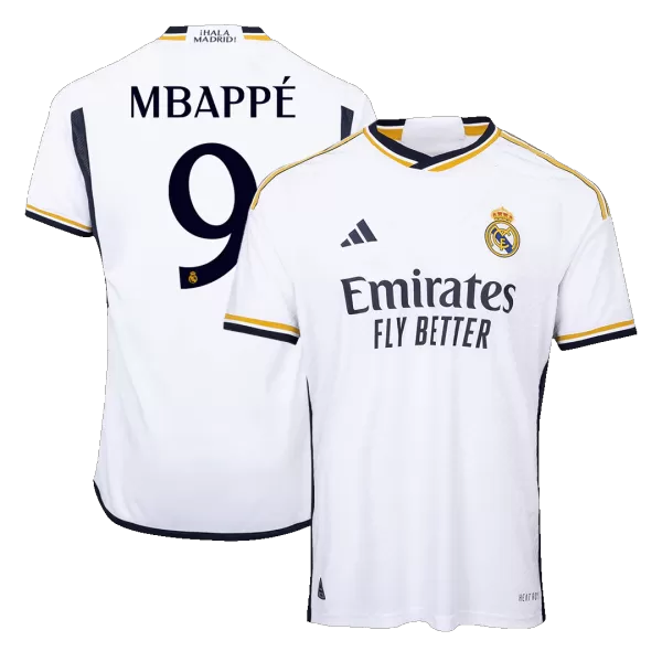 Real Madrid MBAPPÉ #9 Home Match Jersey 2023/24 - thejerseys