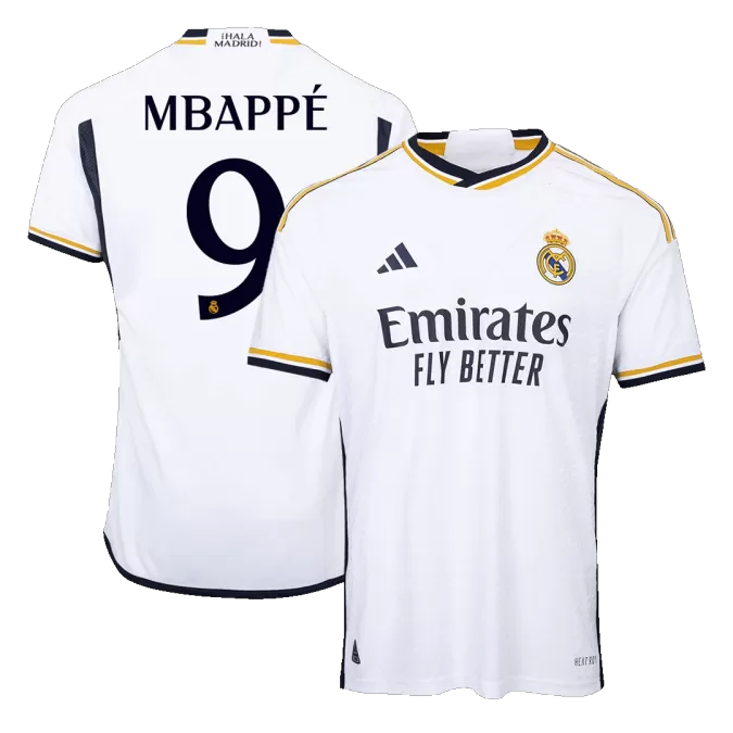 Real Madrid MBAPPÉ #9 Home Soccer Jersey 2023/24 - Player Version - thejerseys