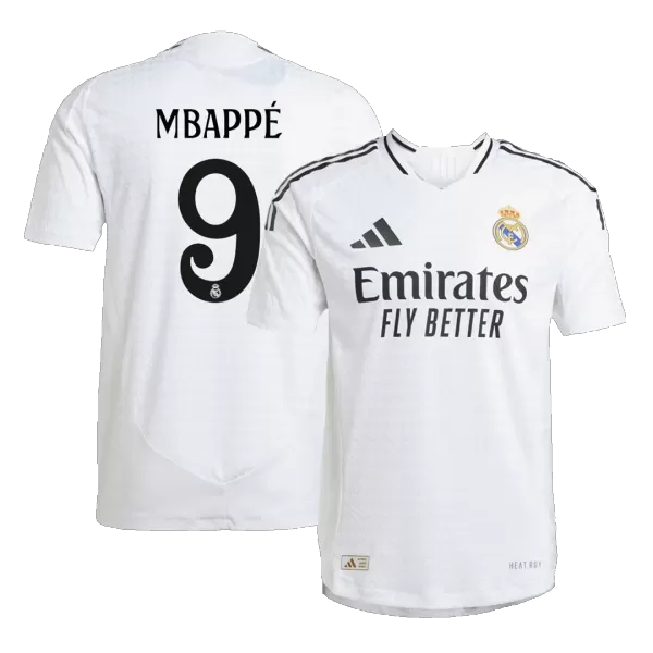 [Super Quality] Real Madrid MBAPPÉ #9 Home Soccer Jersey 2024/25 - Player Version - thejerseys