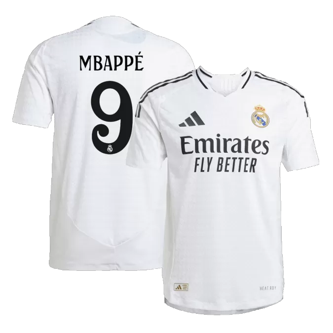 Real Madrid MBAPPÉ #9 Home Soccer Jersey 2024/25 - Player Version - thejerseys