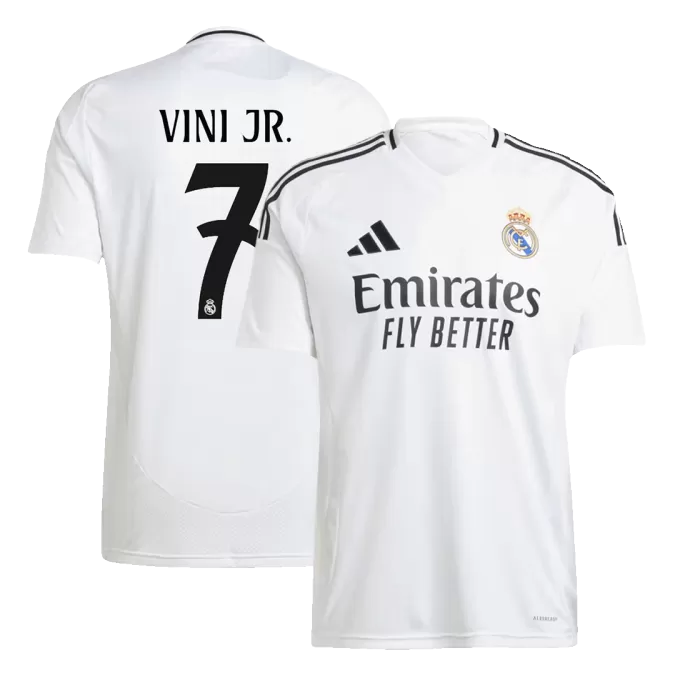 Men's Real Madrid VINI JR. #7 Home Soccer Jersey 2024/25 - thejerseys