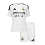 [Super Quality] Kid's Real Madrid BELLINGHAM #5 Home Jerseys Kit(Jersey+Shorts) 2024/25 - thejerseys