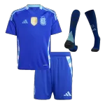 Kid's Argentina Away Jerseys Full Kit 2024 - thejerseys