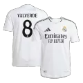 Real Madrid VALVERDE #8 Home Soccer Jersey 2024/25 - Player Version - thejerseys