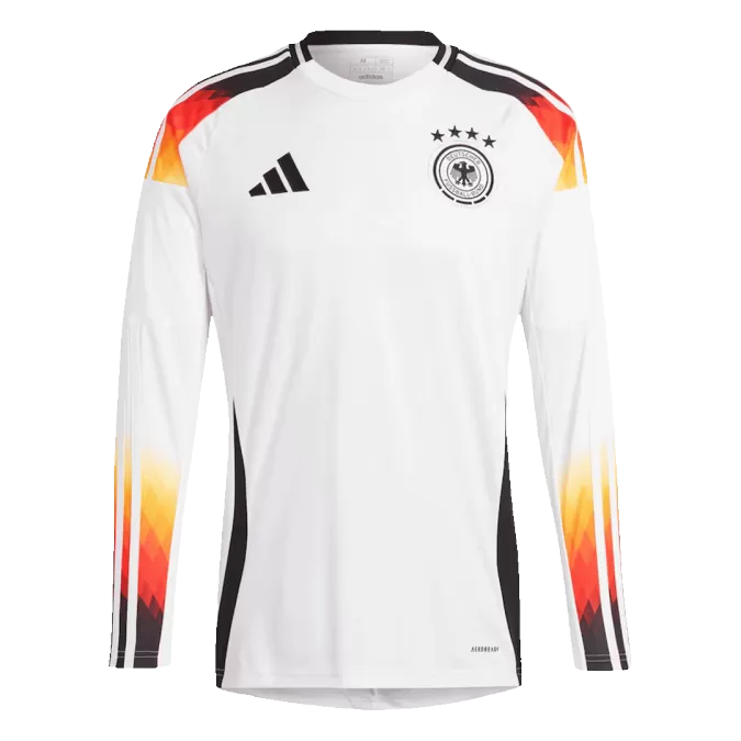 Men's Germany Home Long Sleeve Soccer Jersey Euro 2024 - thejerseys
