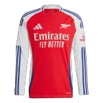 Men's Arsenal Home Long Sleeve Soccer Jersey 2024/25 - thejerseys