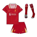 Kid's Liverpool Home Jerseys Full Kit 2024/25 - thejerseys