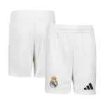 Real Madrid Home Soccer Shorts 2024/25 - thejerseys