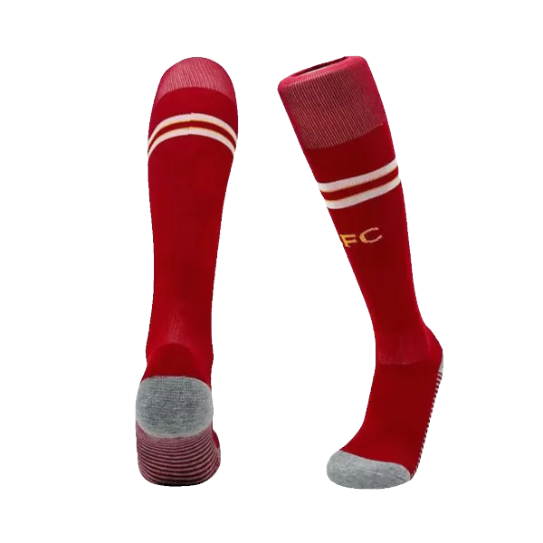 Liverpool Home Soccer Socks 2024/25 For Adults - thejerseys