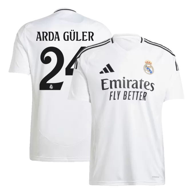 Men's Real Madrid ARDA GÜLER #24 Home Soccer Jersey 2024/25 - thejerseys