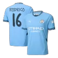 Men's Manchester City RODRIGO #16 Home Soccer Jersey 2024/25 UCL - thejerseys