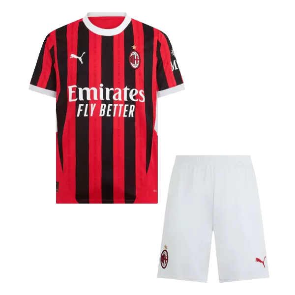 Men's AC Milan Home Jersey (Jersey+Shorts) Kit 2024/25 - thejerseys