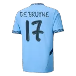 [Super Quality] Men's Manchester City DE BRUYNE #17 Home Soccer Jersey 2024/25 UCL - thejerseys