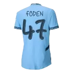 Manchester City FODEN #47 Home Soccer Jersey 2024/25 UCL - Player Version - thejerseys