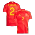 Men's Spain CARVAJAL #2 Home Soccer Jersey Euro 2024 - thejerseys