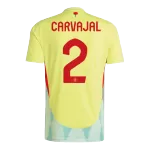 Men's Spain CARVAJAL #2 Away Soccer Jersey Euro 2024 - thejerseys