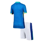 Kid's Brazil Away Jerseys Kit(Jersey+Shorts) Copa América 2024 - thejerseys