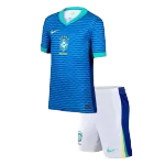 Kid's Brazil Away Jerseys Kit(Jersey+Shorts) Copa América 2024 - thejerseys