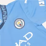 Kid's Manchester City Home Jerseys Kit(Jersey+Shorts) 2024/25 - thejerseys