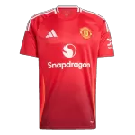 Men's Manchester United Home Soccer Jersey 2024/25 - thejerseys