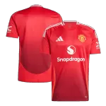 Men's Manchester United Home Soccer Jersey 2024/25 - thejerseys